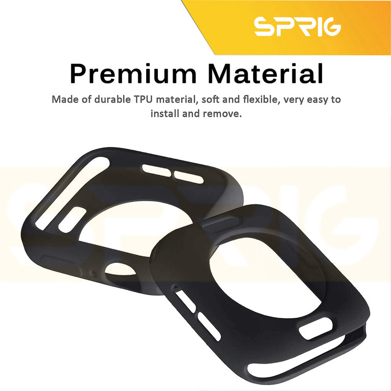 بند اسپریگ مدل Ocean Protective مناسب برای اپل واچ Series 7 Aluminum 45mm / Series 8 Aluminum 45mm / Series 9 Aluminum 45mm به همراه کاور