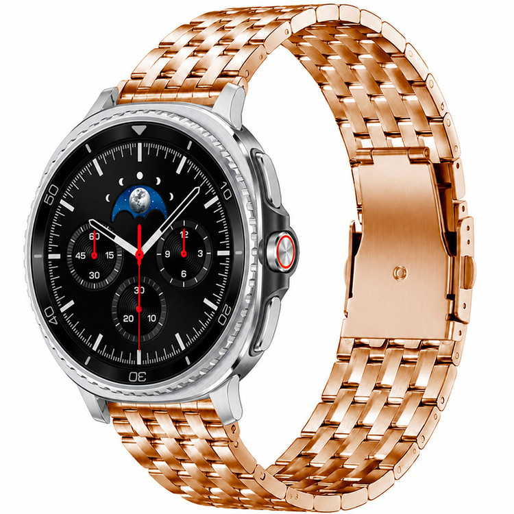بند فلزی اسپریگ مدل 7BIX SK W8 مناسب برای ساعت هوشمند سامسونگ Galaxy Watch 8 40mm / 8 44mm / 8 Classic 46mm
