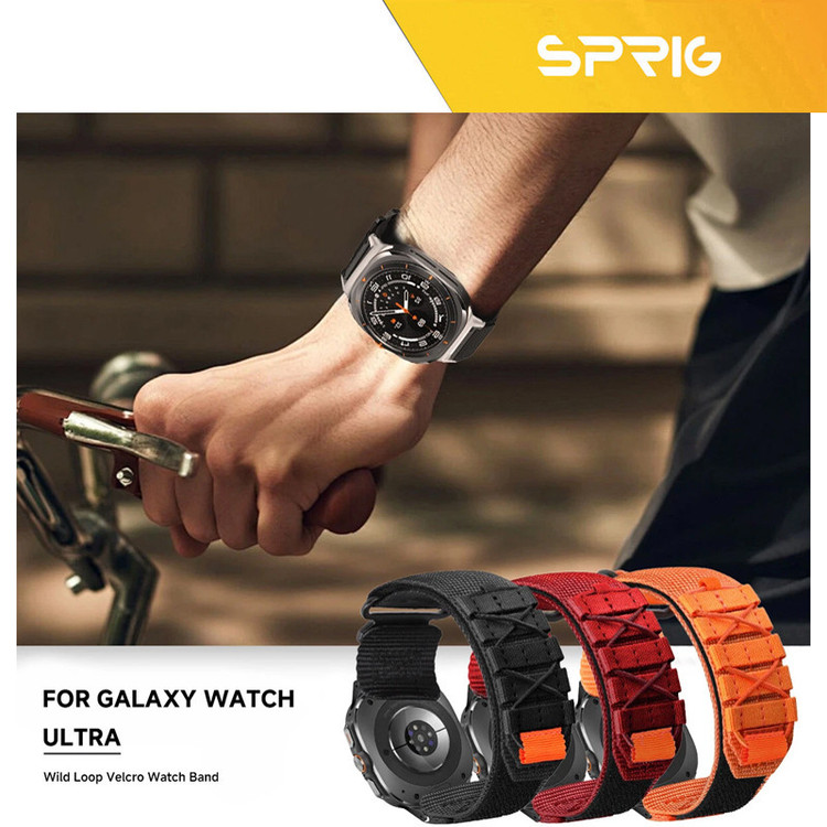 بند اسپریگ مدل Nylon Outdoor W9 مناسب برای ساعت هوشمند سامسونگ Galaxy Watch 9 44mm