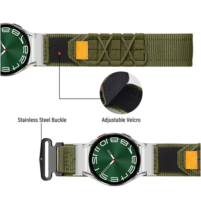 بند اسپریگ مدل Nylon ORG Outdoor مناسب برای ساعت هوشمند سامسونگ Galaxy Watch 6 Classic 47mm