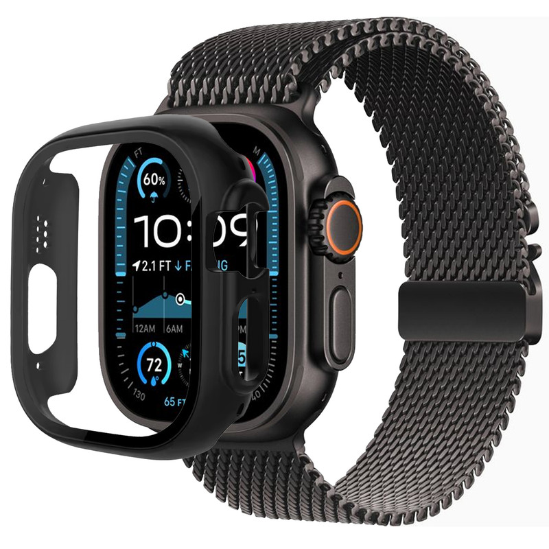 بند اسپریگ مدل ORG Milanese Guard مناسب برای اپل واچ Ultra / Ultra 2 49mm به همراه کاور