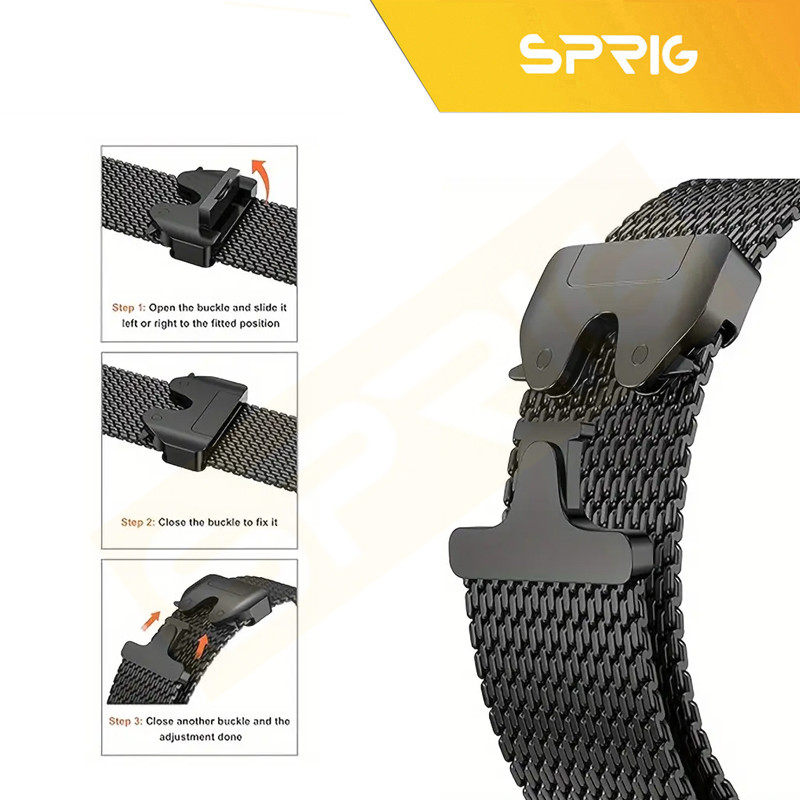 بند اسپریگ مدل ORG Milanese Guard مناسب برای اپل واچ Ultra / Ultra 2 49mm به همراه کاور