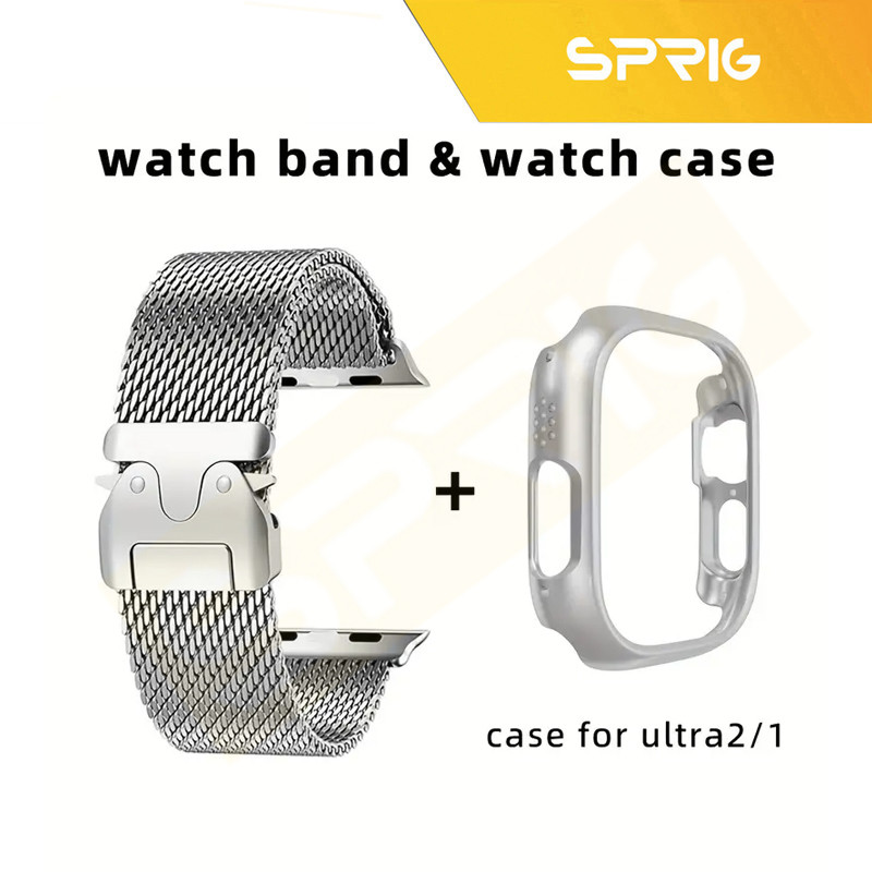بند اسپریگ مدل ORG Milanese Guard مناسب برای اپل واچ Ultra / Ultra 2 49mm به همراه کاور