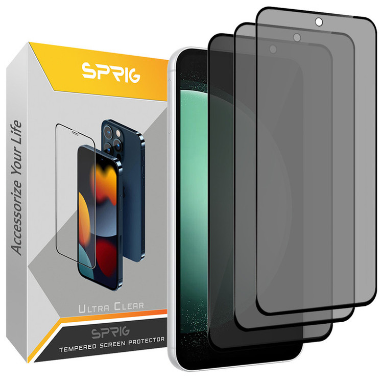 محافظ صفحه نمایش حریم شخصی اسپریگ مدل PVC_SPG3 مناسب برای گوشی موبایل سامسونگ Galaxy S21 FE بسته سه عددی