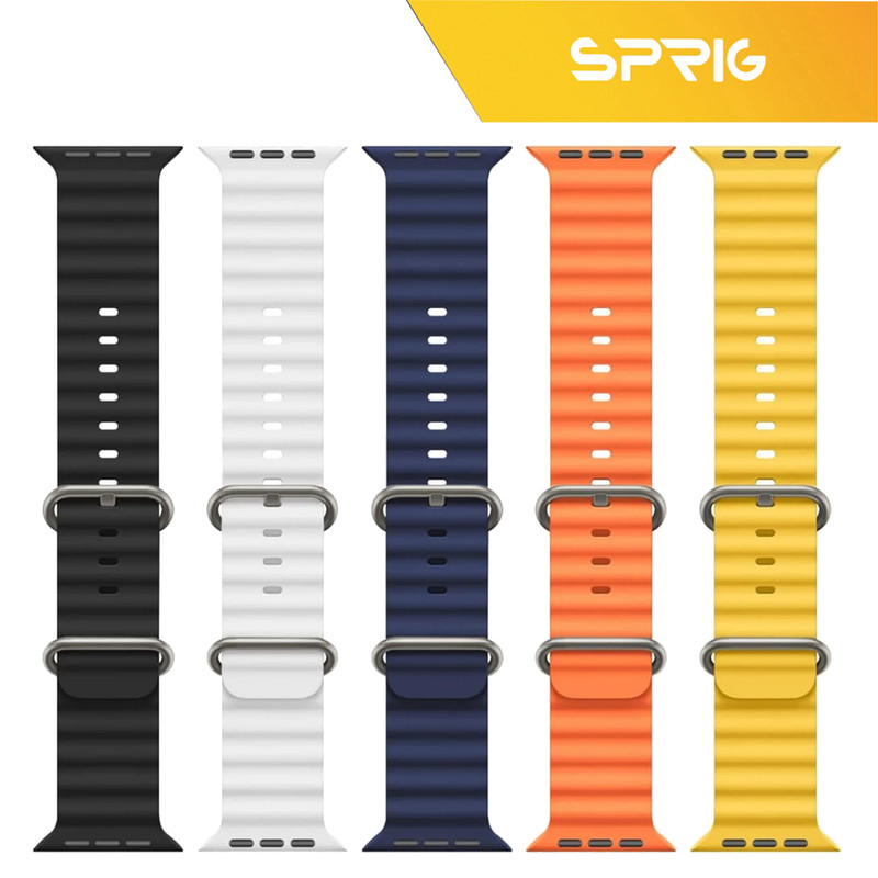 بند اسپریگ مدل Ocean مناسب برای اپل واچ Series 10 42mm