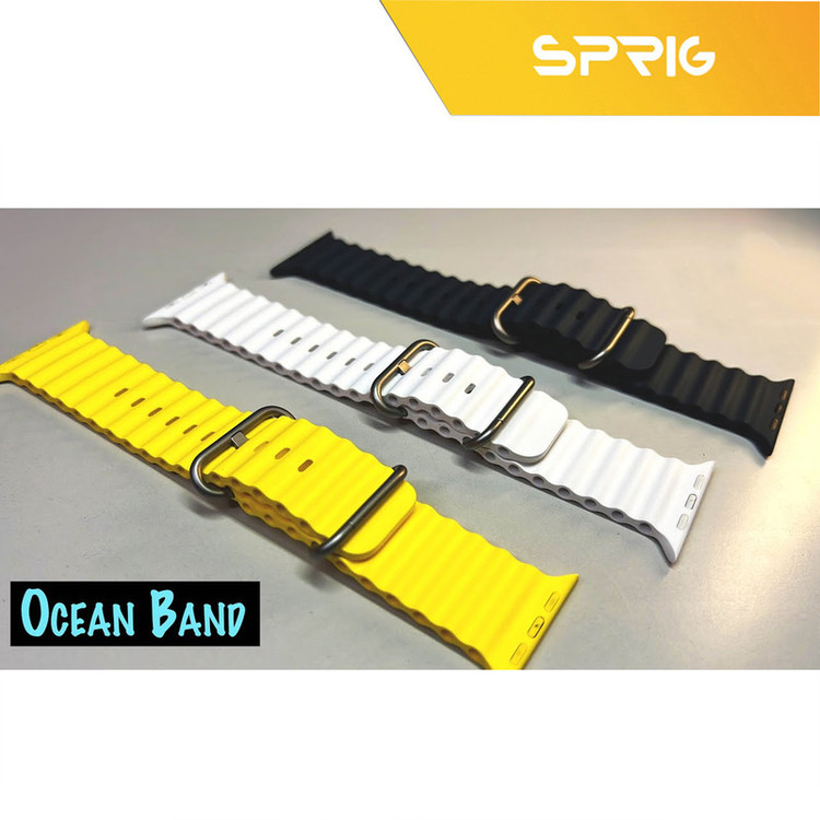 بند اسپریگ مدل Ocean مناسب برای اپل واچ Series 10 42mm
