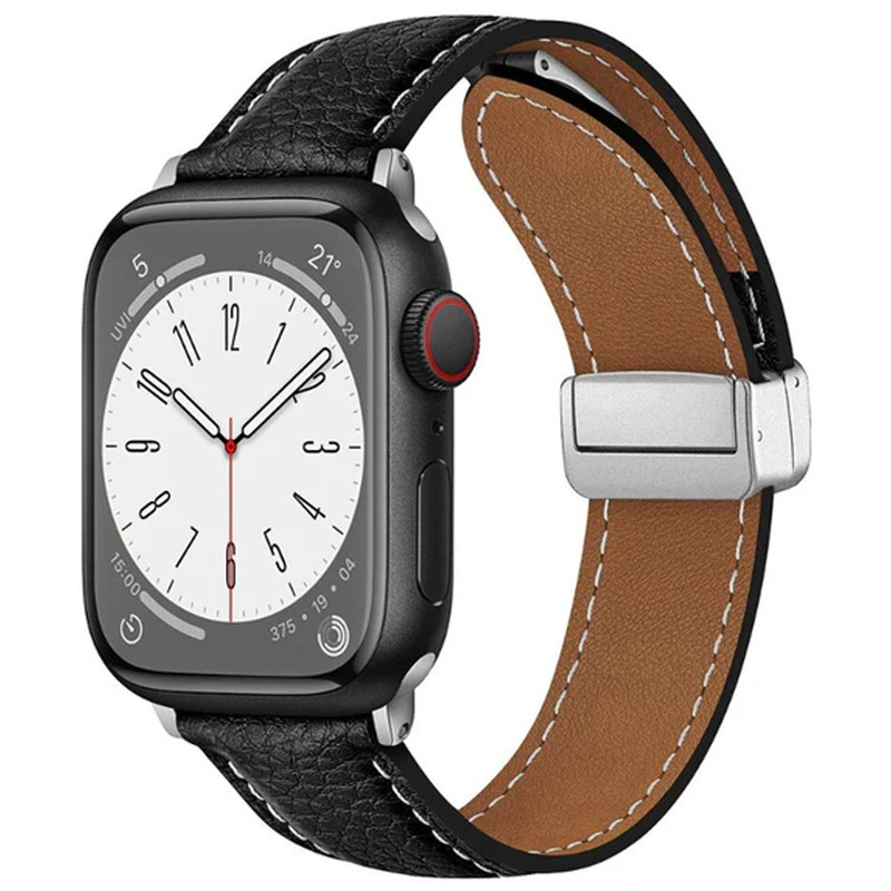 بند اسپریگ مدل Magnetic Leather SP مناسب برای اپل واچ سری 7/8/9 سایز 45mm