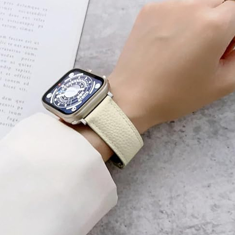 بند اسپریگ مدل Magnetic Leather SP مناسب برای اپل واچ سری 7/8/9 سایز 45mm