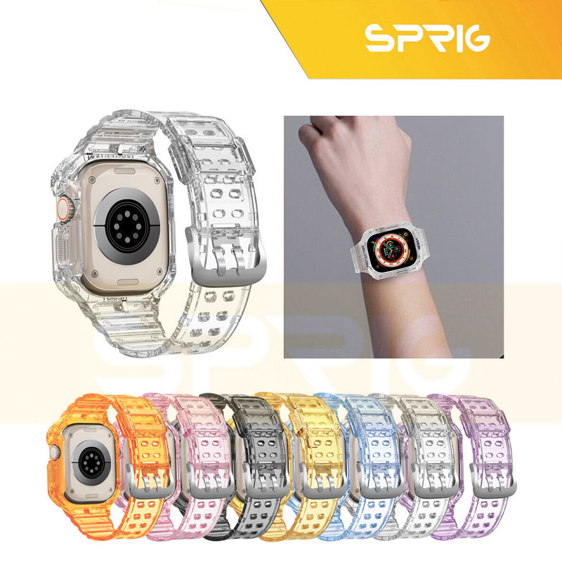بند اسپریگ مدل CLR Resist G-Shock مناسب برای اپل واچ Series SE 2022 44mm / SE 2021 44mm / Series 5 44mm / Series 6 44mm / SE 44mm
