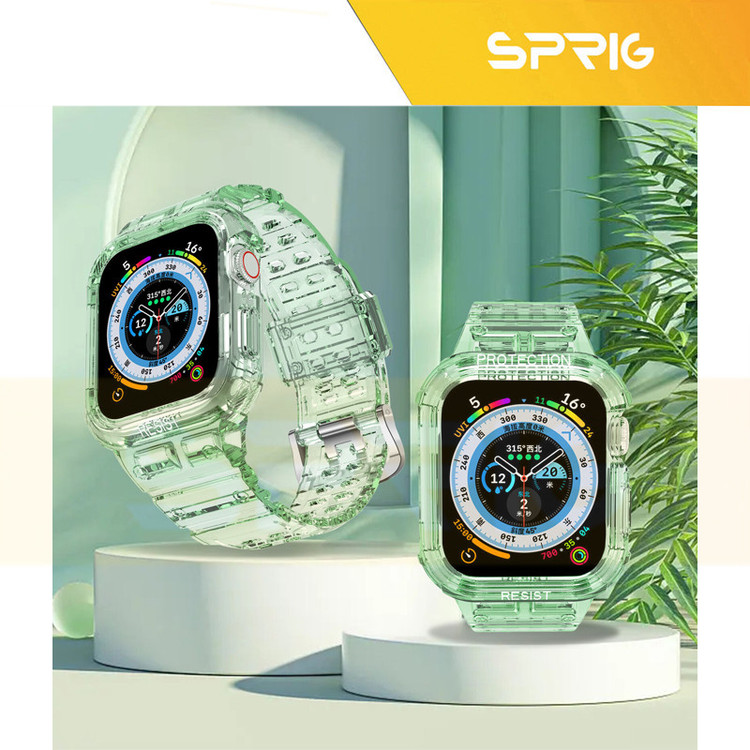 بند اسپریگ مدل CLR Resist G-Shock مناسب برای اپل واچ Series SE 2022 44mm / SE 2021 44mm / Series 5 44mm / Series 6 44mm / SE 44mm