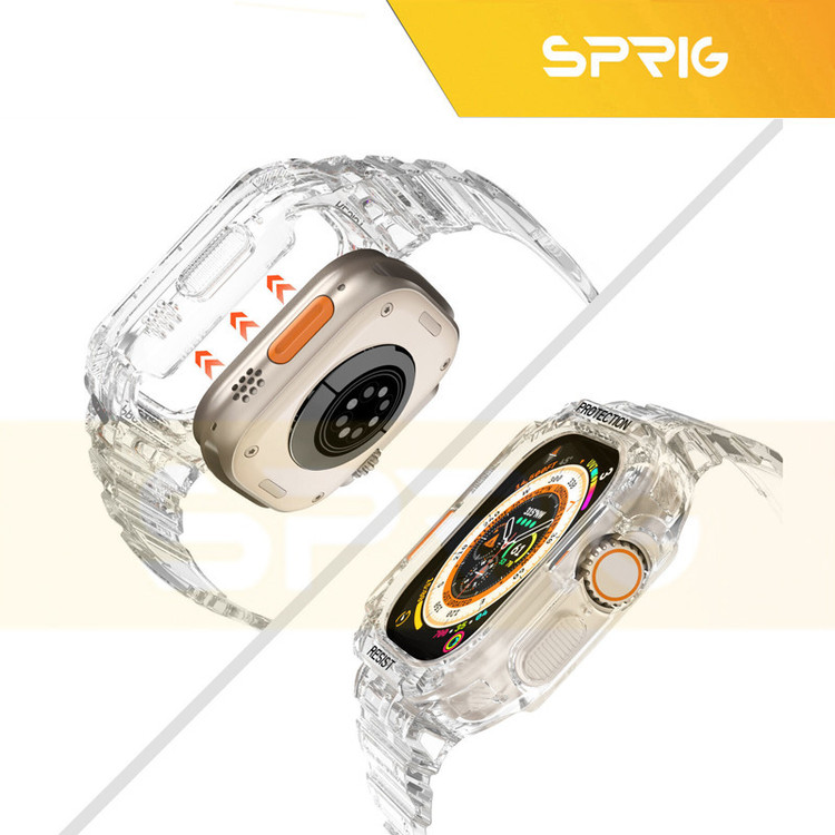 بند اسپریگ مدل CLR Resist G-Shock مناسب برای اپل واچ Series SE 2022 44mm / SE 2021 44mm / Series 5 44mm / Series 6 44mm / SE 44mm