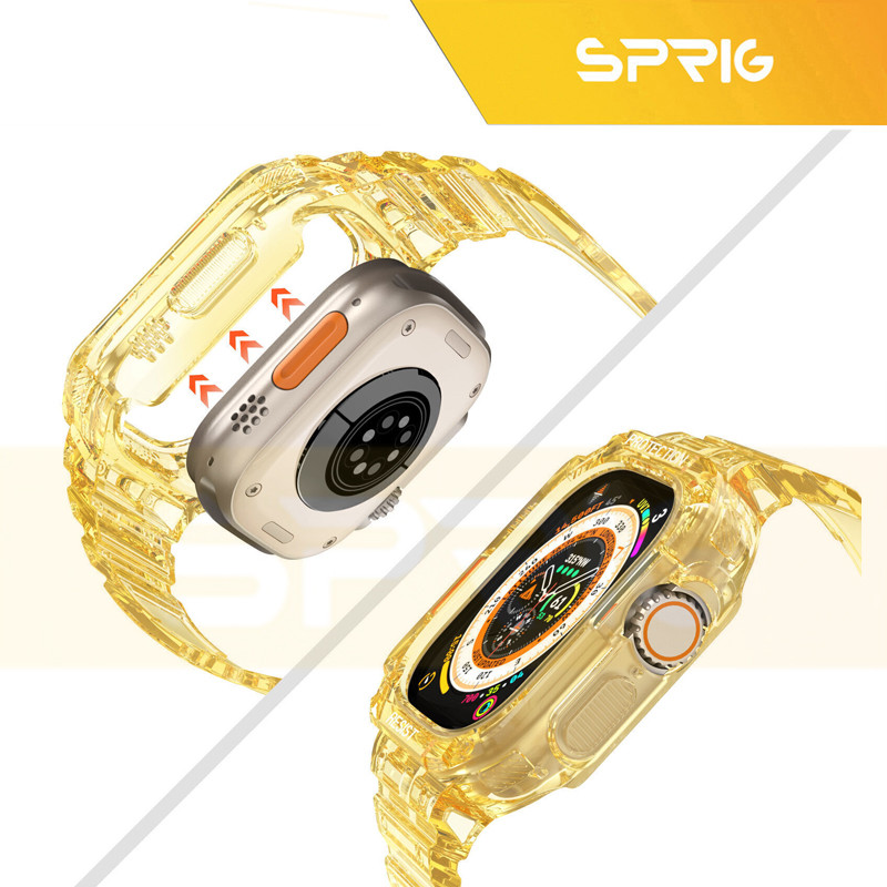 بند اسپریگ مدل CLR Resist G-Shock مناسب برای اپل واچ Series SE 2022 44mm / SE 2021 44mm / Series 5 44mm / Series 6 44mm / SE 44mm