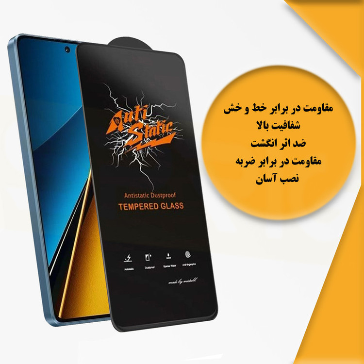 محافظ صفحه نمایش اسپریگ مدل AntisB2 مناسب برای گوشی موبایل شیائومی Poco X6 / Poco X6 Pro بسته دو عددی