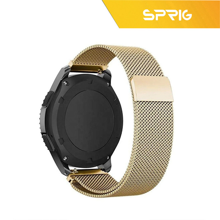 بند اسپریگ مدل Milanese مناسب برای ساعت هوشمند سامسونگ Galaxy Watch Active 1 / Active 2 40mm / Active 2 44mm / Watch 3 size 41mm / Galaxy Watch 4 40mm / watch 4 42mm / watch 4 44mm / watch 4 46mm