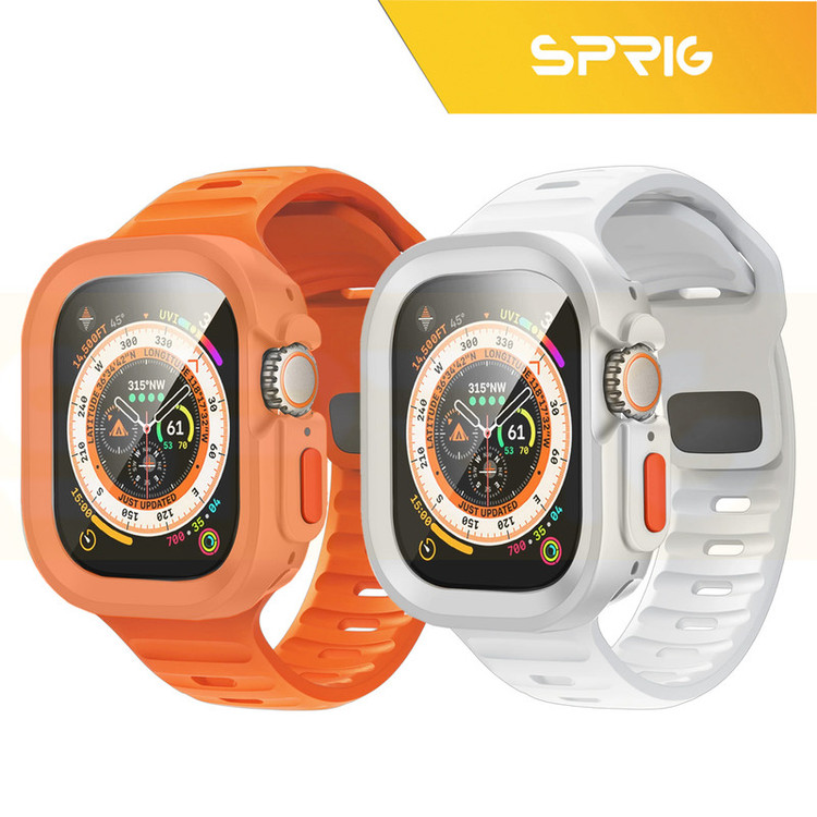 بند اسپریگ مدل Spig Amizze مناسب برای ساعت هوشمند ویرفیت HK9 ULTRA 2 MAX به همراه کاور