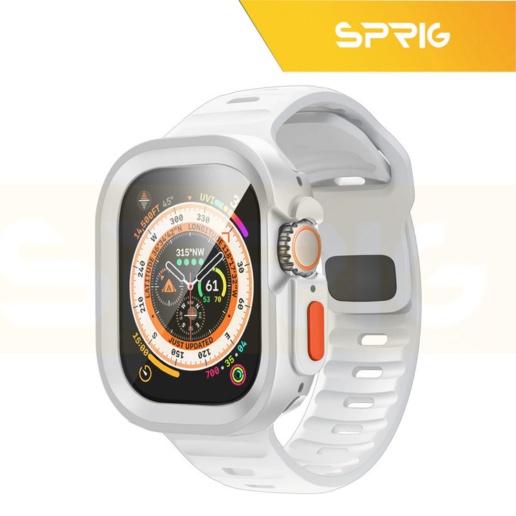 بند اسپریگ مدل Spig Amizze مناسب برای ساعت هوشمند ویرفیت HK9 ULTRA 2 MAX به همراه کاور