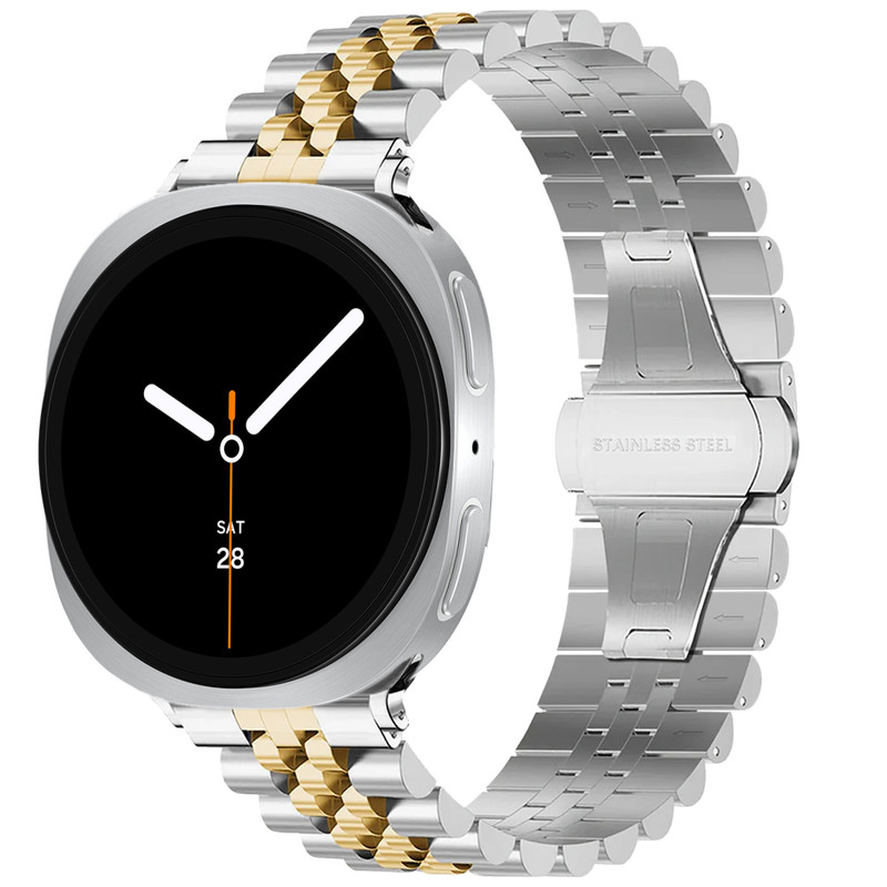 بند اسپریگ مدل 5Bead SL-DualC W8 مناسب برای ساعت هوشمند سامسونگ Galaxy Watch 8 40mm به همراه کاور
