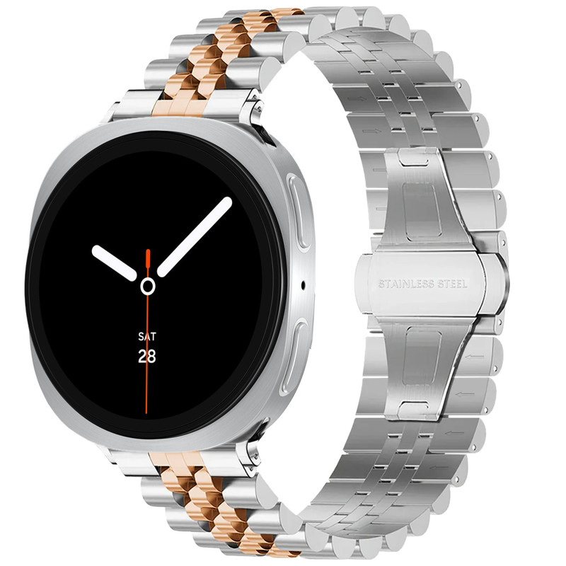 بند اسپریگ مدل 5Bead SL-DualC W8 مناسب برای ساعت هوشمند سامسونگ Galaxy Watch 8 40mm به همراه کاور