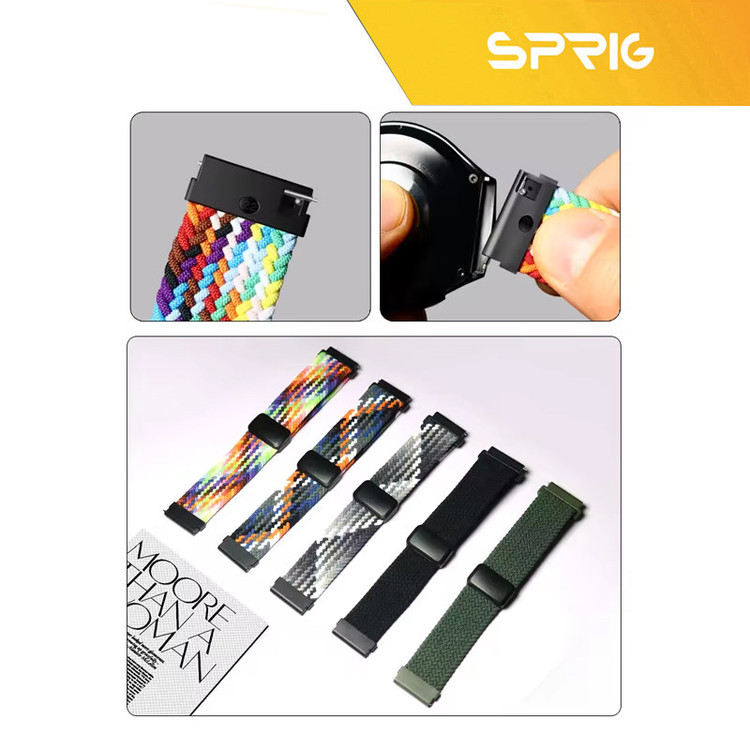 بند اسپریگ مدل Braided SOLMagnet TW مناسب برای ساعت هوشمند ناتینگ CMF Watch Pro 22mm