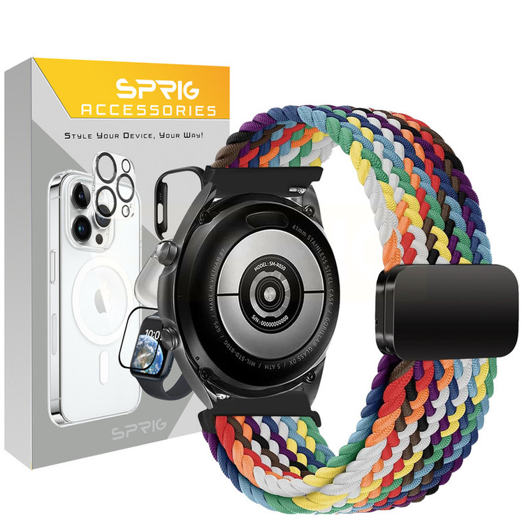 بند اسپریگ مدل Braided SOLMagnet TW مناسب برای ساعت هوشمند ناتینگ CMF Watch Pro 22mm