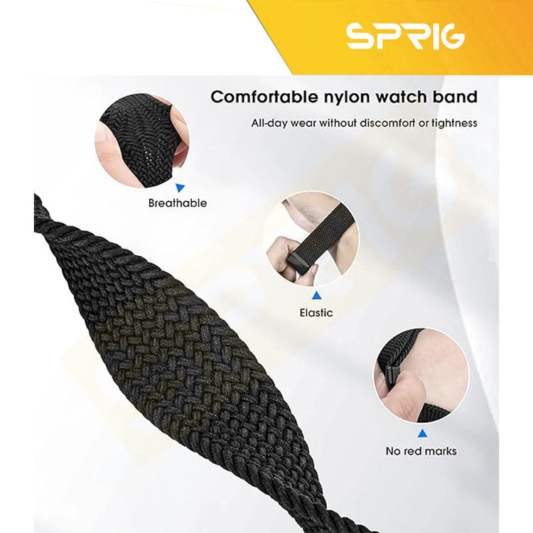بند اسپریگ مدل Braided SOLMagnet TW مناسب برای ساعت هوشمند ناتینگ CMF Watch Pro 22mm