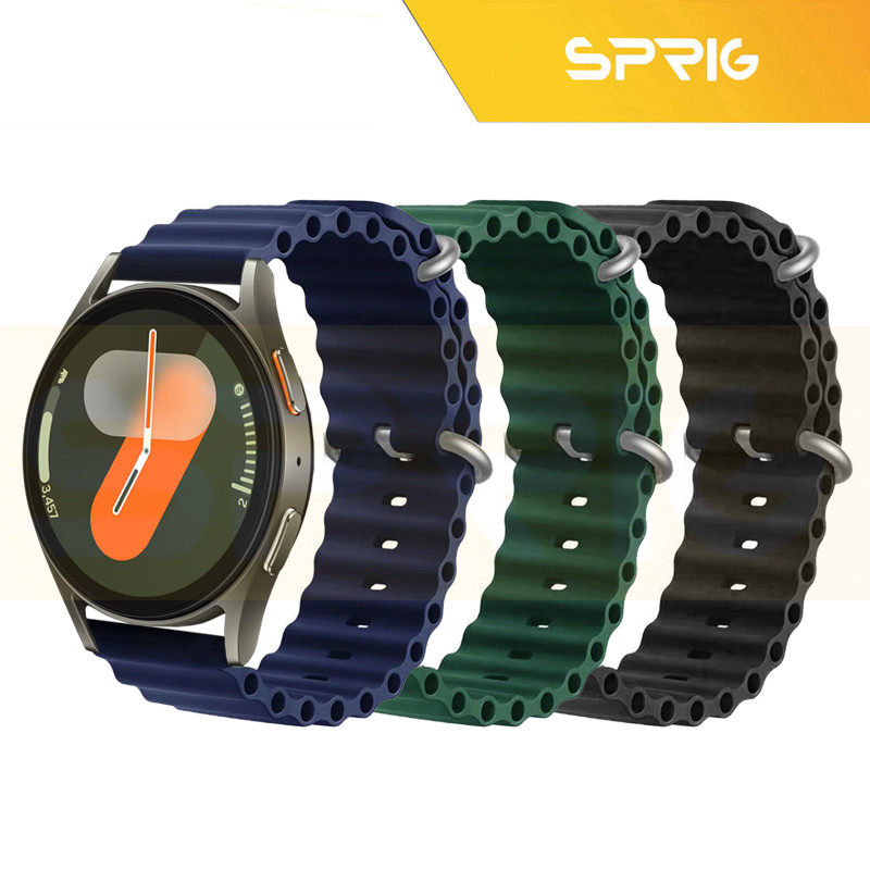 بند اسپریگ مدل Ocean SP Guard مناسب برای ساعت هوشمند سامسونگ Galaxy Watch 6 40mm به همراه کاور