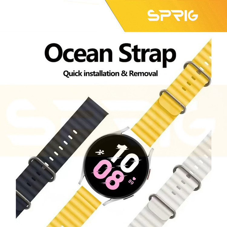 بند اسپریگ مدل Ocean SP Guard مناسب برای ساعت هوشمند سامسونگ Galaxy Watch 6 40mm به همراه کاور