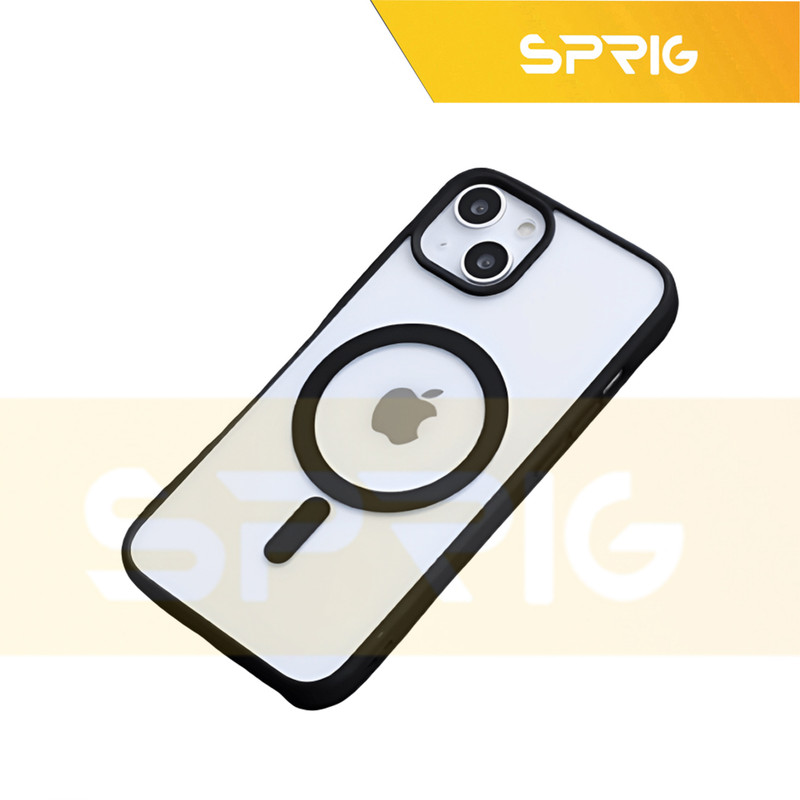 کاور اسپریگ مدل BRD Magsafe-Ring مناسب برای گوشی موبایل اپل Iphone 15 به همراه محافظ صفحه نمایش و محافظ لنز دوربین
