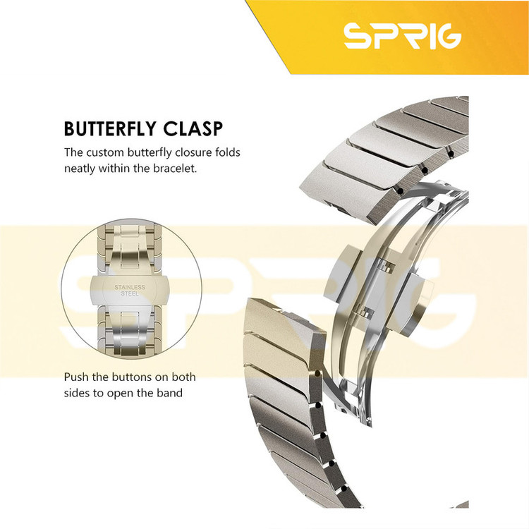 بند اسپریگ مدل Butterfly مناسب برای اپل واچ 42 / 44 / 45 / 49 میلی متر