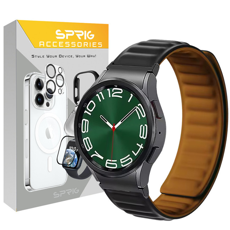 بند اسپریگ مدل Magnetic Loop ORG مناسب برای ساعت هوشمند سامسونگ Galaxy Watch 7 44mm