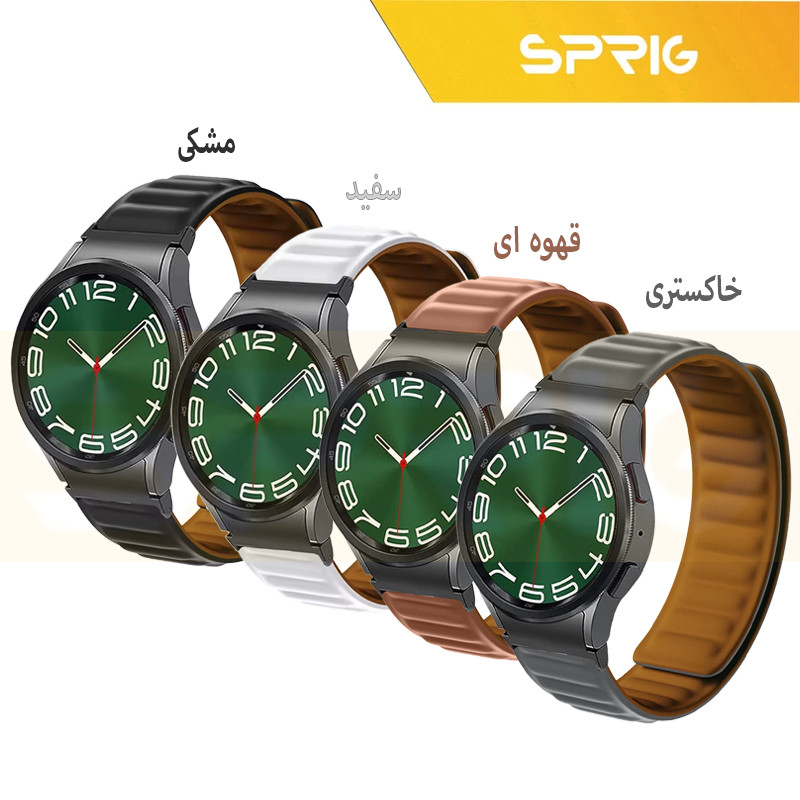 بند اسپریگ مدل Magnetic Loop ORG مناسب برای ساعت هوشمند سامسونگ Galaxy Watch 7 44mm