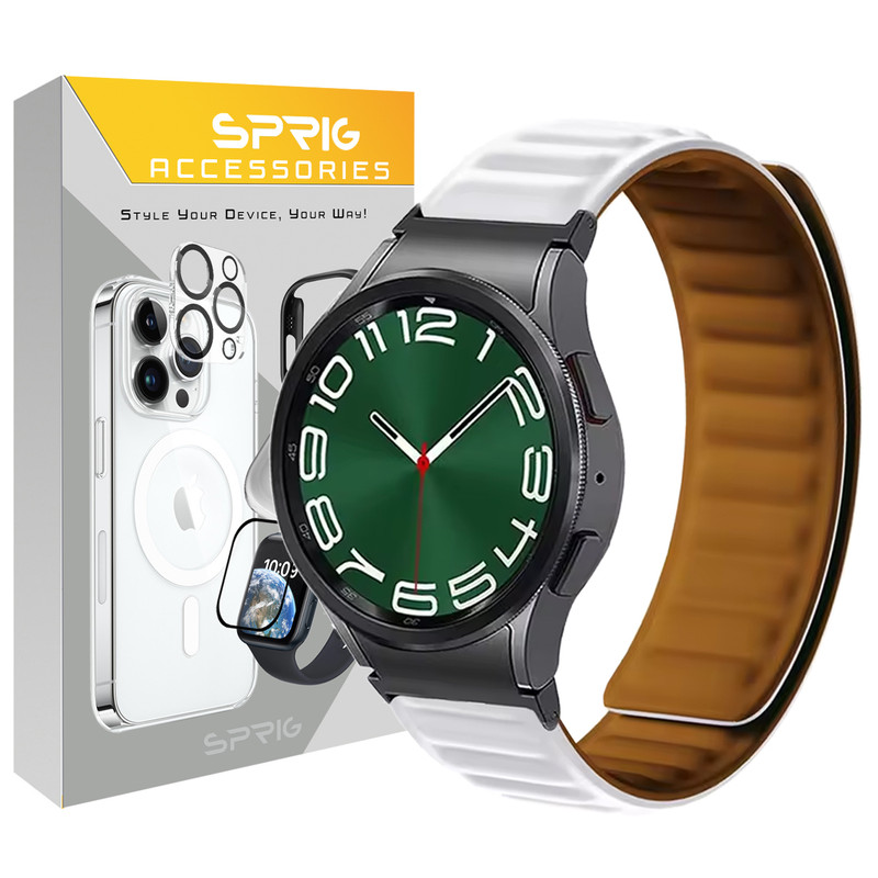 بند اسپریگ مدل Magnetic Loop ORG مناسب برای ساعت هوشمند سامسونگ Galaxy Watch 7 44mm
