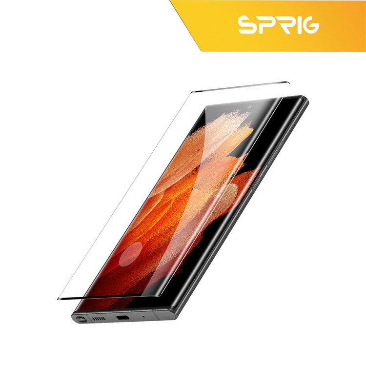 محافظ لنز دوربین اسپریگ مدل 3D-FU مناسب برای گوشی موبایل سامسونگ Galaxy S22 Ultra به همراه محافظ صفحه نمایش و محافظ پشت گوشی