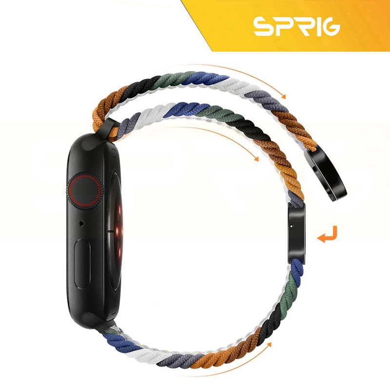 بند اسپریگ مدل Braided SOLMagnet TW مناسب برای ساعت هوشمند میبرو Watch Lite 3 / Lite 3 Pro 22mm