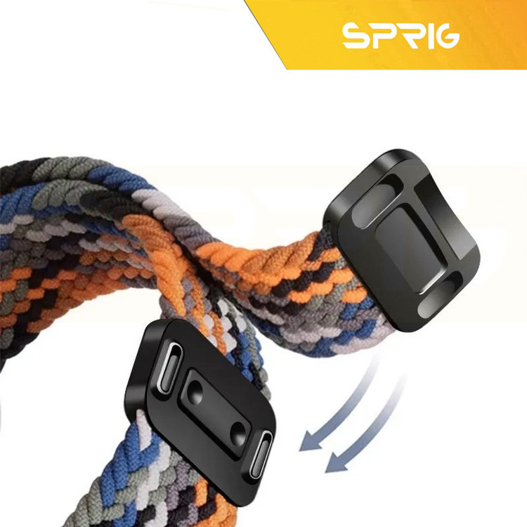 بند اسپریگ مدل Braided MG Amizze مناسب برای اپل واچ Series 8 45mm به همراه کاور