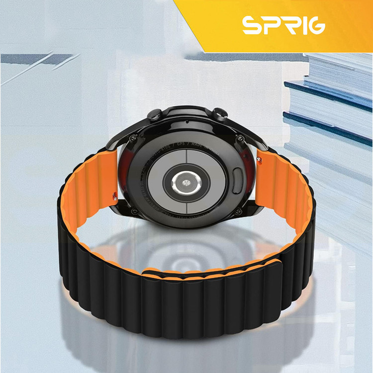 بند اسپریگ مدل Silicone MAG Link TW مناسب برای ساعت هوشمند میبرو A1 / A2 / A3 22mm