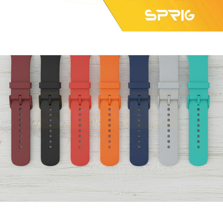 بند اسپریگ مدل Para-Silic TW مناسب برای ساعت هوشمند هایلو Solar plus RT3 22mm