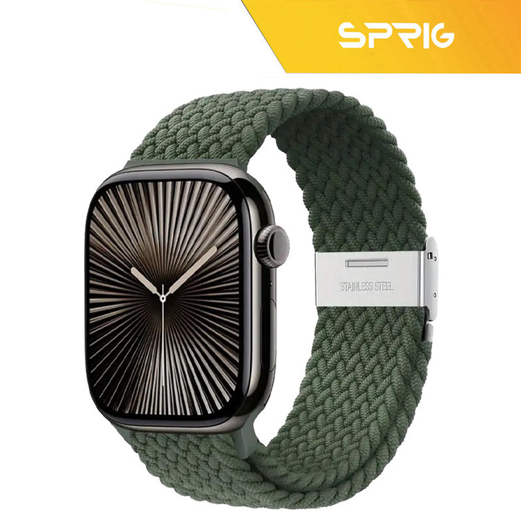بند اسپریگ مدل Braided SGK مناسب برای اپل واچ سری 4/5/6/Se سایز 44 میلیمتر