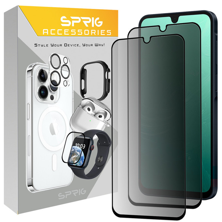 محافظ صفحه نمایش حریم شخصی اسپریگ مدل PRV_SP مناسب برای گوشی موبایل سامسونگ Galaxy M04 4G / F23 5G / A04e / A12 بسته دو عددی