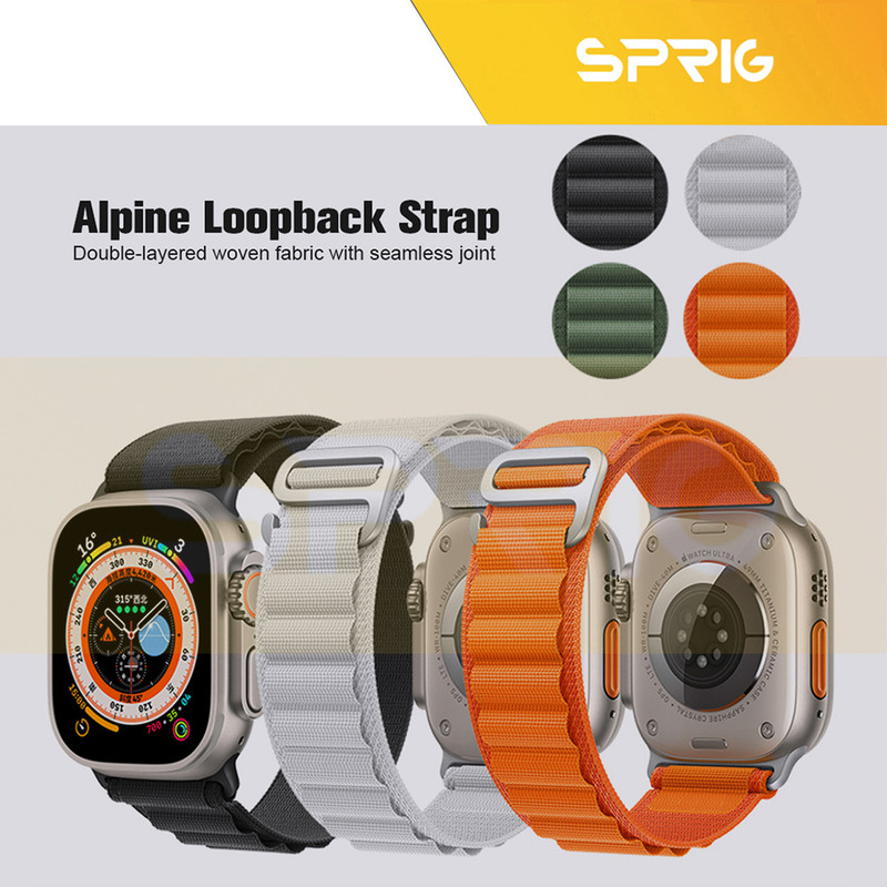 بند اسپریگ مدل Loop Alpine مناسب برای ساعت هوشمند بلک تایم Ultra X