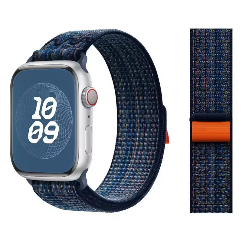 بند اسپریگ مدل NK Sporty Nylon مناسب برای اپل واچ Series 4/5/6/Se size 44mm