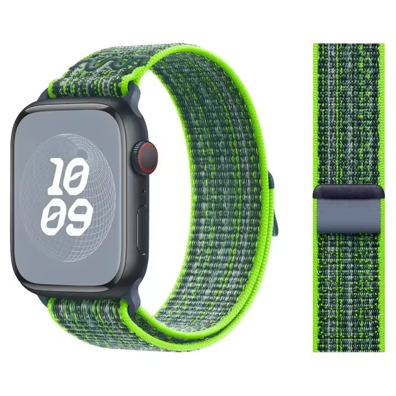 بند اسپریگ مدل NK Sporty Nylon مناسب برای اپل واچ Series 4/5/6/Se size 44mm