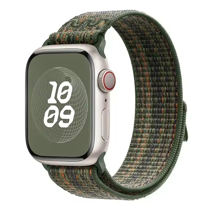 بند اسپریگ مدل NK Sporty Nylon مناسب برای اپل واچ Series 4/5/6/Se size 44mm