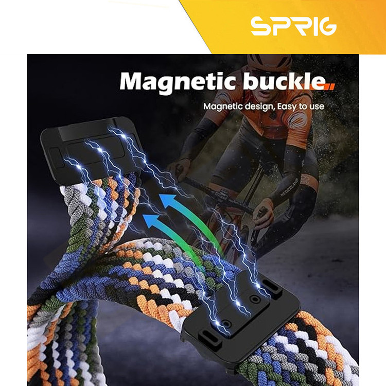 بند اسپریگ مدل Magnetic Solo Braided TW مناسب برای ساعت هوشمند میبرو Lite 2 / lite 3