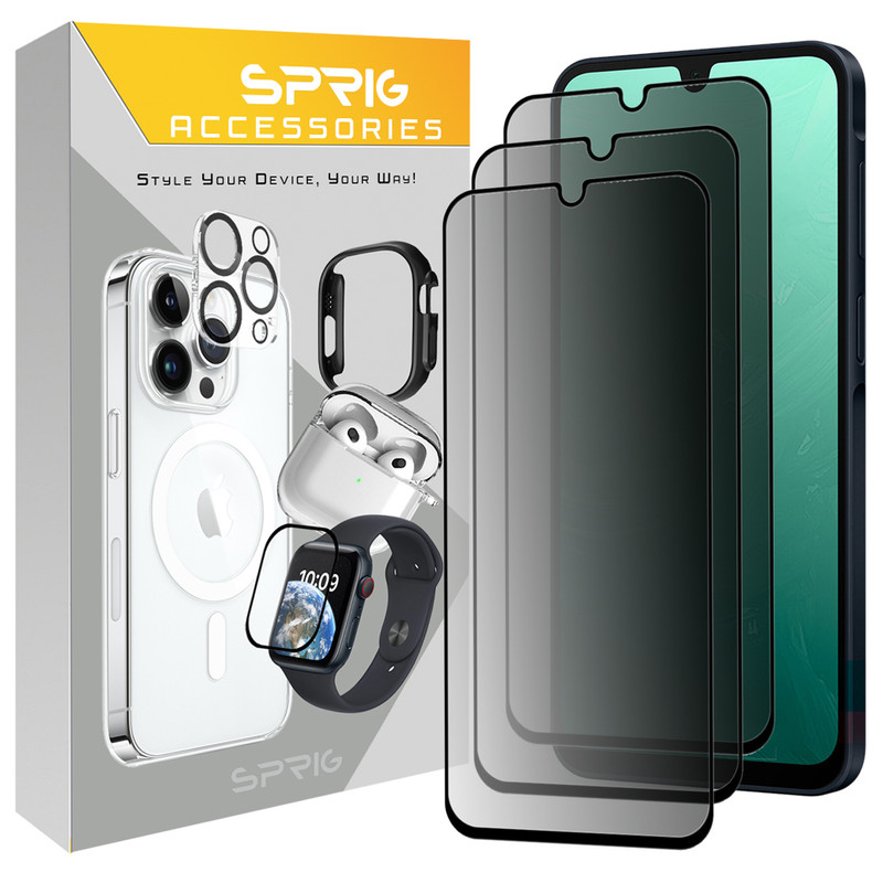 محافظ صفحه نمایش حریم شخصی اسپریگ مدل PRV_SP مناسب برای گوشی موبایل سامسونگ Galaxy A23 / A23 5G / A32 5G / A12s بسته سه عددی