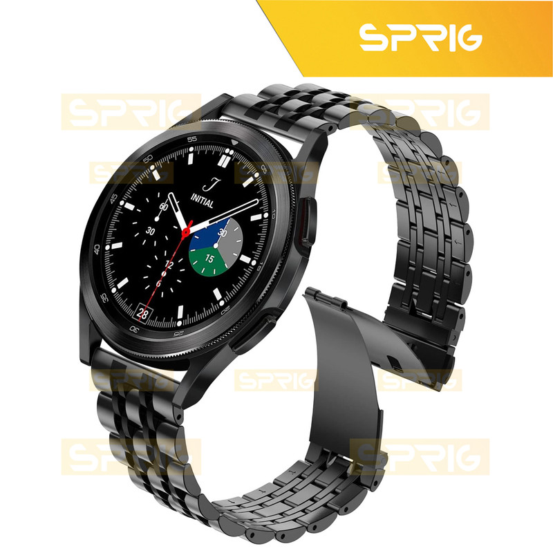 بند اسپریگ مدل 7Row Lux مناسب برای ساعت هوشمند سامسونگ Galaxy Watch Active 2 40mm / Active 2 44mm / Watch 3 size 41mm / Watch 4 40mm / watch 4 42mm / watch 4 44mm / watch 4 classic 46mm
