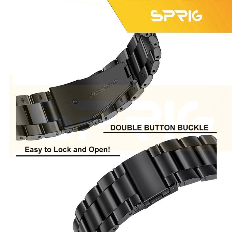 بند اسپریگ مدل 3bead TW مناسب برای ساعت هوشمند پبل Time Steel / Pebble 2 / 2 SE