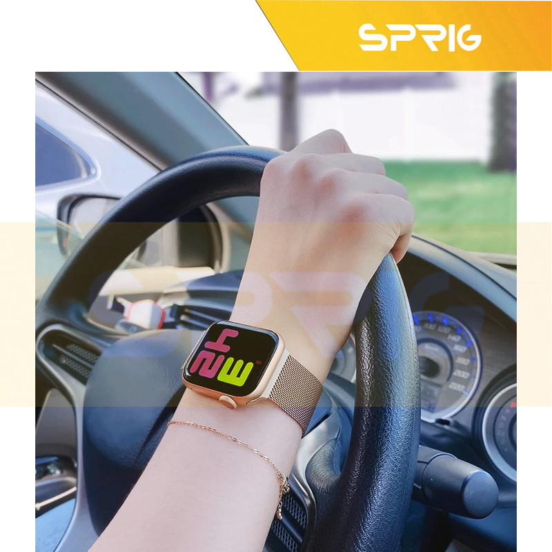 بند اسپریگ مدل Milanese TW مناسب برای ساعت هوشمند هایلو Watch 2 Pro / LS02 Pro