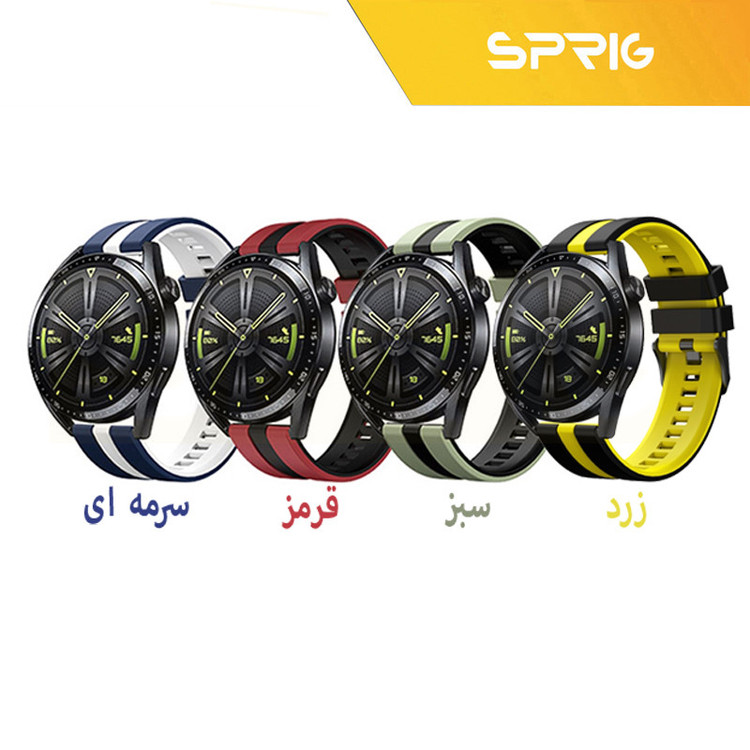 بند اسپریگ مدل Ferrer مناسب برای ساعت هوشمند سامسونگ Galaxy Watch 6 Classic 47mm