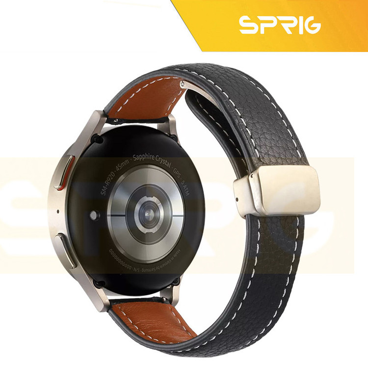 بند اسپریگ مدل Magnetic Leather مناسب برای ساعت هوشمند آمیزفیت GTS / GTS 2 / GTS 2 mini / GTS 2E / GTS 3